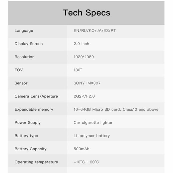 High quality WIFI Dash Cam with App supported - Picture 9 of 9